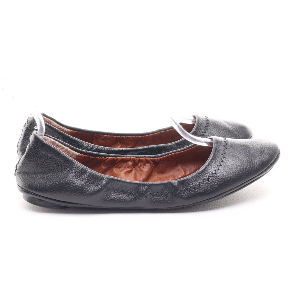 Lucky Brand Women's Leather Ballet Flats • 7.5 • Black - Picture 3 of 16